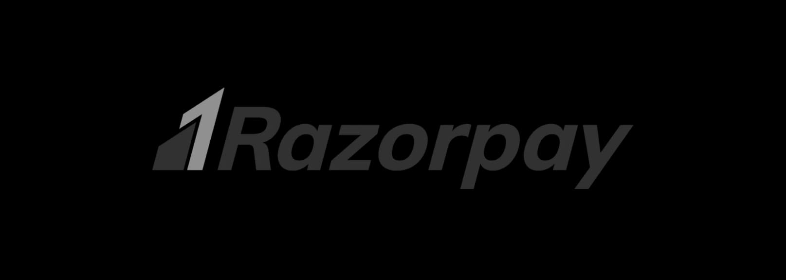 Razorpay logo with a stylized arrow forming the letter R.